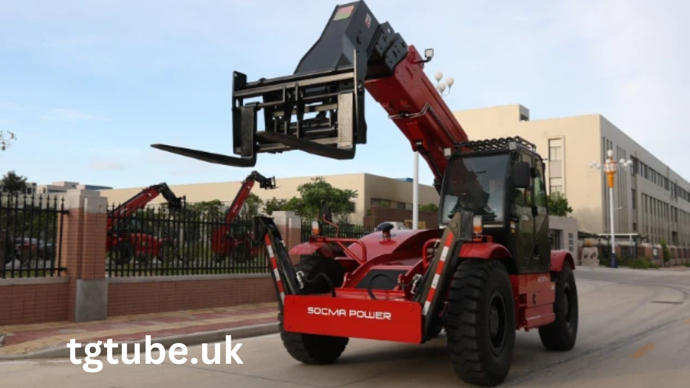 1950s british telehandler forklift